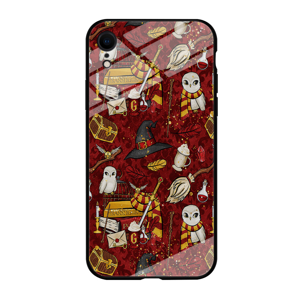 Magic Art Red iPhone XR Case-Phone Case-Tempered Glass Case-Altracase