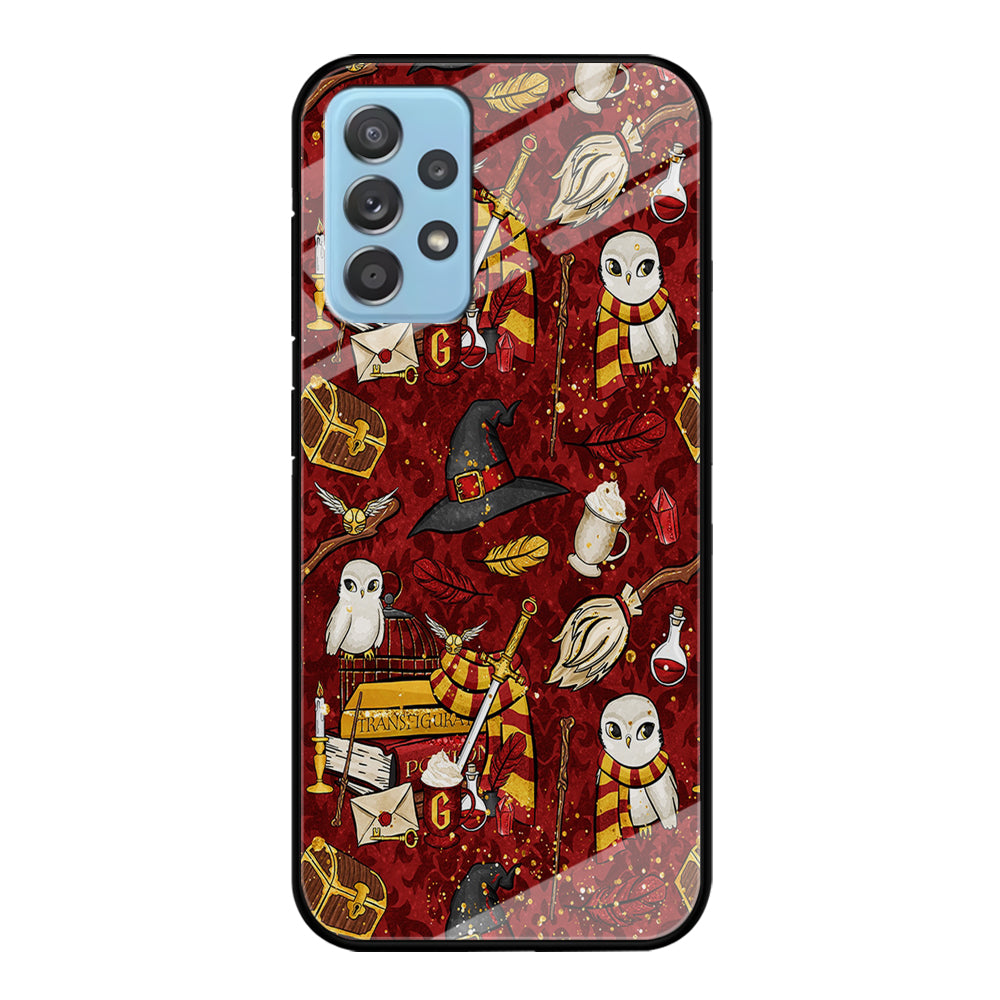 Magic Art Red Samsung Galaxy A52 Case-Phone Case-Tempered Glass Case-Altracase