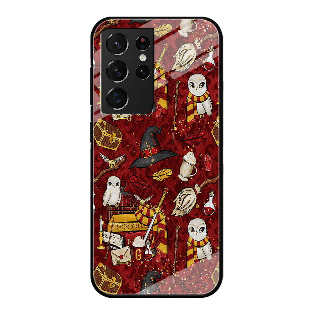 Magic Art Red Samsung Galaxy S21 Ultra Case-Phone Case-Tempered Glass Case-Altracase