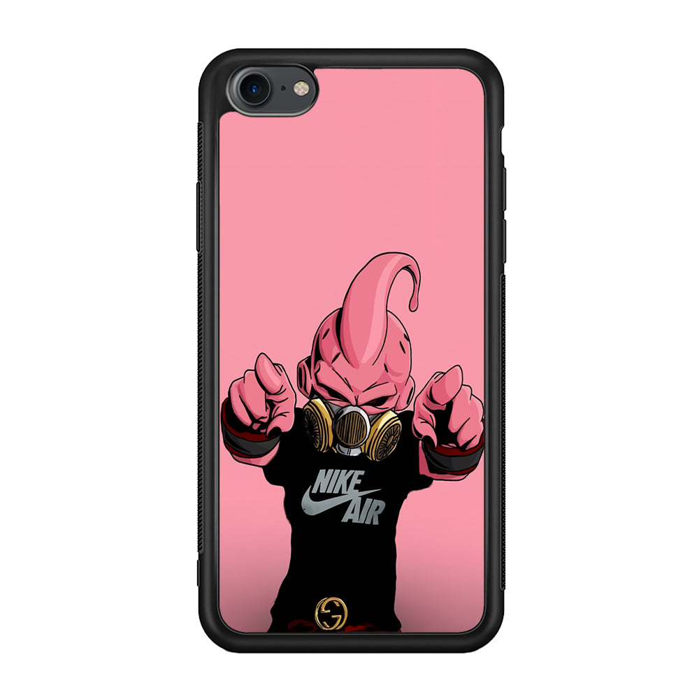 Majin Buu Nike Air Pink iPhone SE 3 2022 Case-Mobile Phone Case-Rubber Black (2D Case)-Altracase