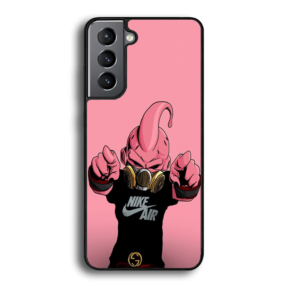 Majin Buu Nike Air Pink Samsung Galaxy S22 Plus Case-Mobile Phone Case-Rubber Black (2D Case)-Altracase