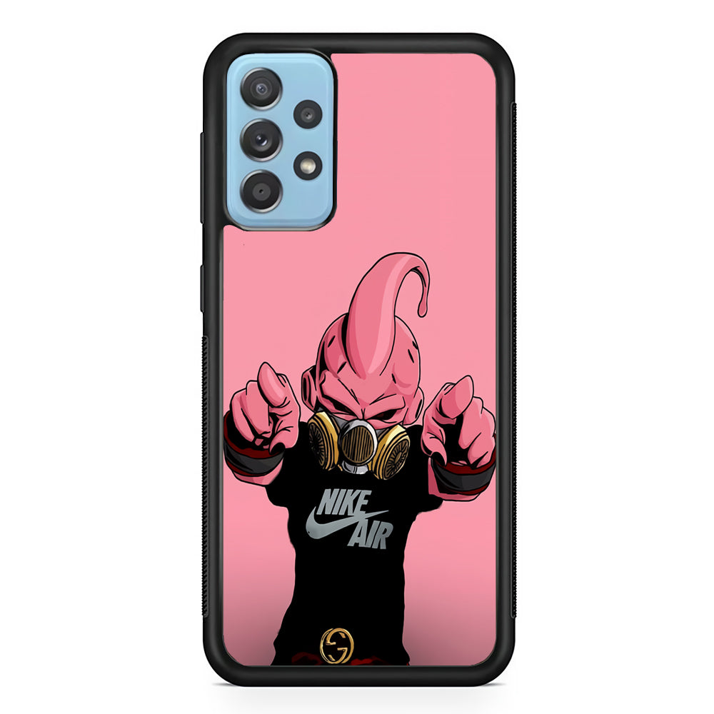 Majin Buu Nike Air Pink Samsung Galaxy A72 Case-Mobile Phone Case-Rubber Black (2D Case)-Altracase