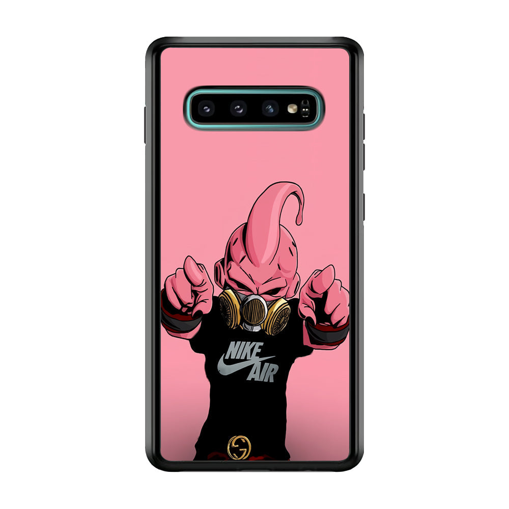 Majin Buu Nike Air Pink Samsung Galaxy S10 Plus Case-Mobile Phone Case-Rubber Black (2D Case)-Altracase