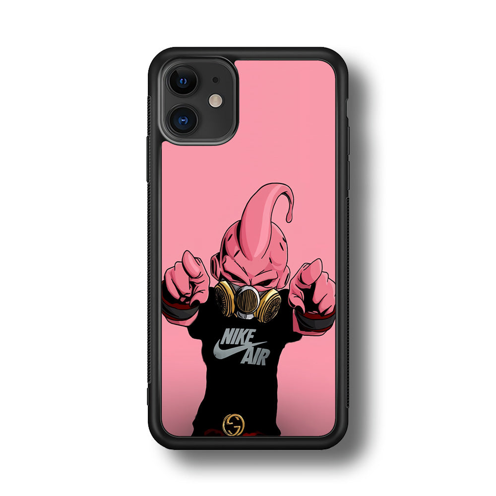 Majin Buu Nike Air Pink iPhone 11 Case-Mobile Phone Case-Rubber Black (2D Case)-Altracase
