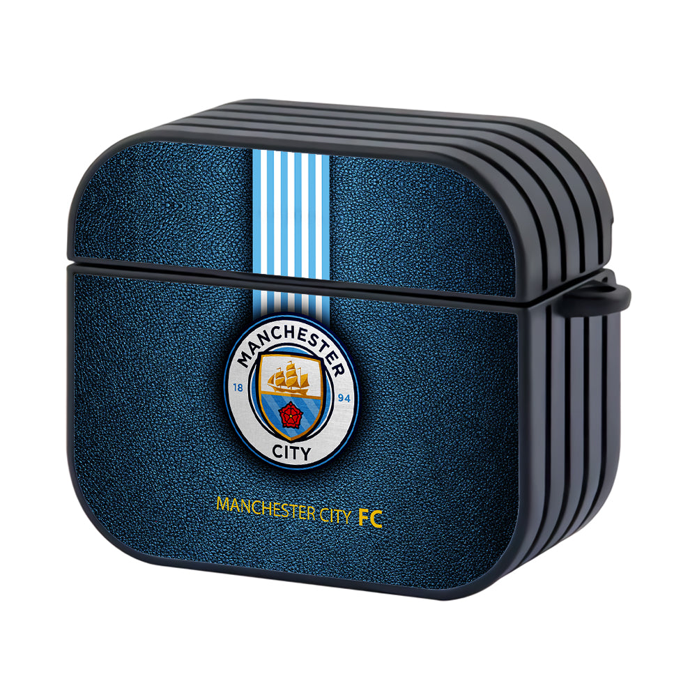 Manchester City Logo Blue Hard Plastic Case Cover For Apple Airpods 3 - AirPod Case - Altracase