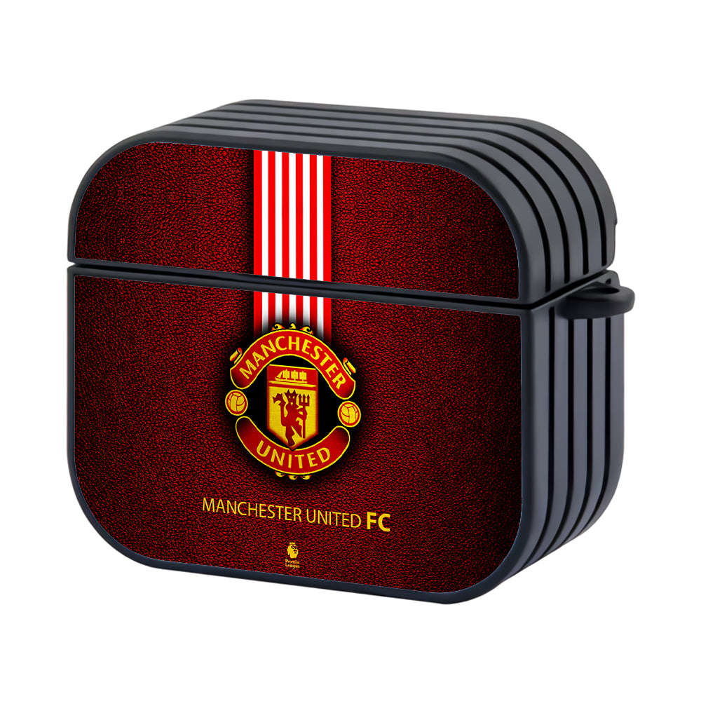 Manchester United Logo Red Hard Plastic Case Cover For Apple Airpods 3 - AirPod Case - Altracase