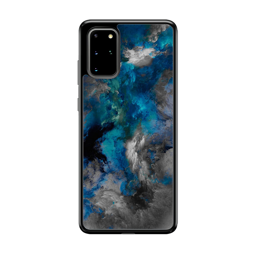 Marble Pattern 016 Samsung Galaxy S20 Plus Case-Phone Case-Rubber Black (2D Case)-Altracase