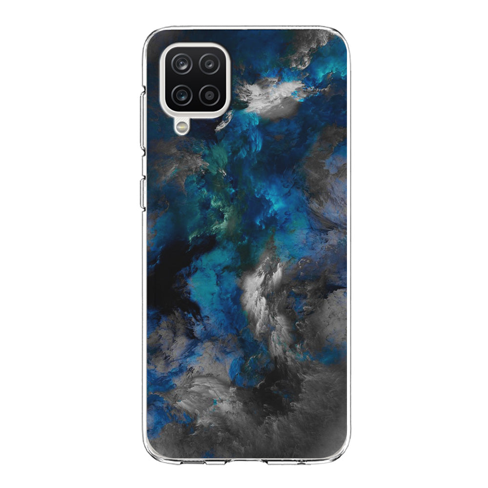 Marble Pattern 016 Samsung Galaxy A12 Case-Phone Case-Clear Soft Case-Altracase