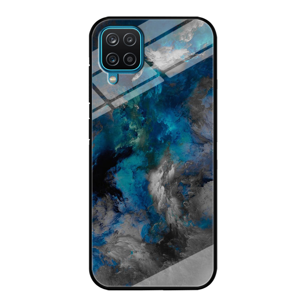 Marble Pattern 016 Samsung Galaxy A12 Case-Phone Case-Tempered Glass Case-Altracase