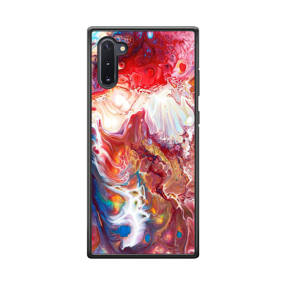 Marble Pattern 025 Samsung Galaxy Note 10 Case-Phone Case-Rubber Black (2D Case)-Altracase