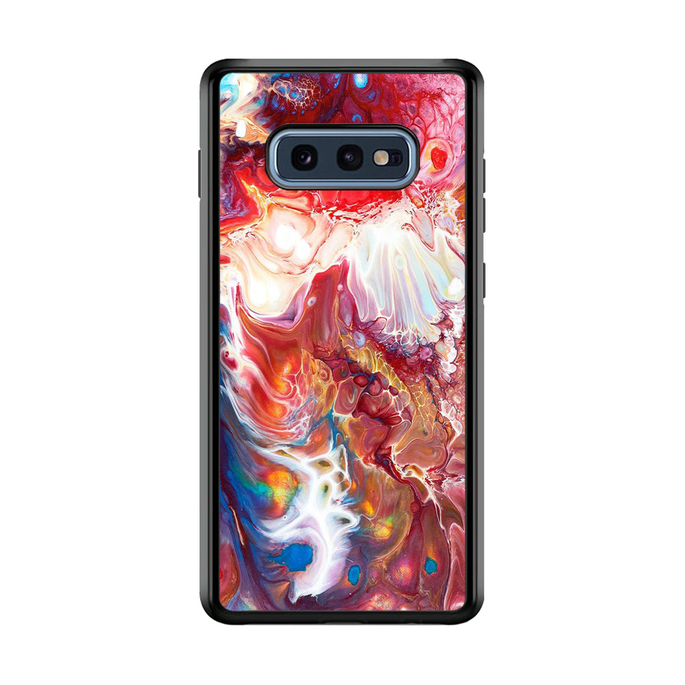 Marble Pattern 025 Samsung Galaxy S10E Case-Phone Case-Rubber Black (2D Case)-Altracase