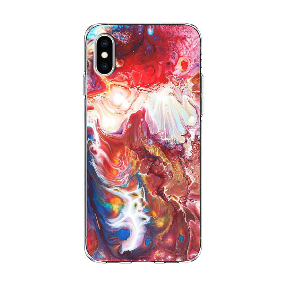 Marble Pattern 025 iPhone Xs Case-Phone Case-Clear Soft Case-Altracase