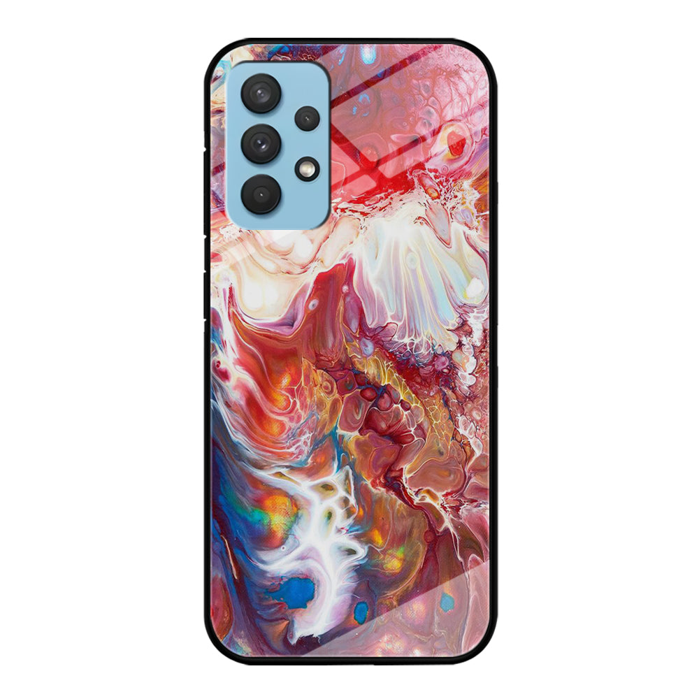 Marble Pattern 025 Samsung Galaxy A32 Case-Phone Case-Tempered Glass Case-Altracase