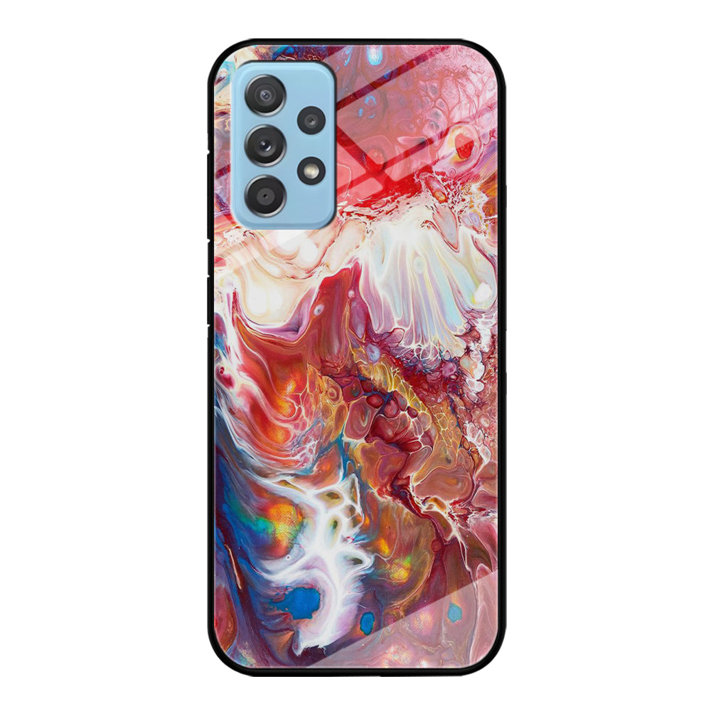 Marble Pattern 025 Samsung Galaxy A72 Case-Phone Case-Tempered Glass Case-Altracase