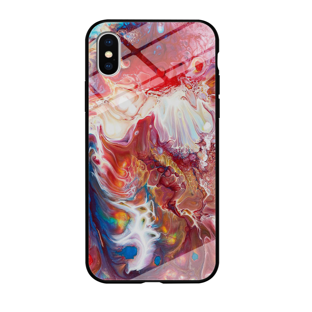 Marble Pattern 025 iPhone Xs Case-Phone Case-Tempered Glass Case-Altracase
