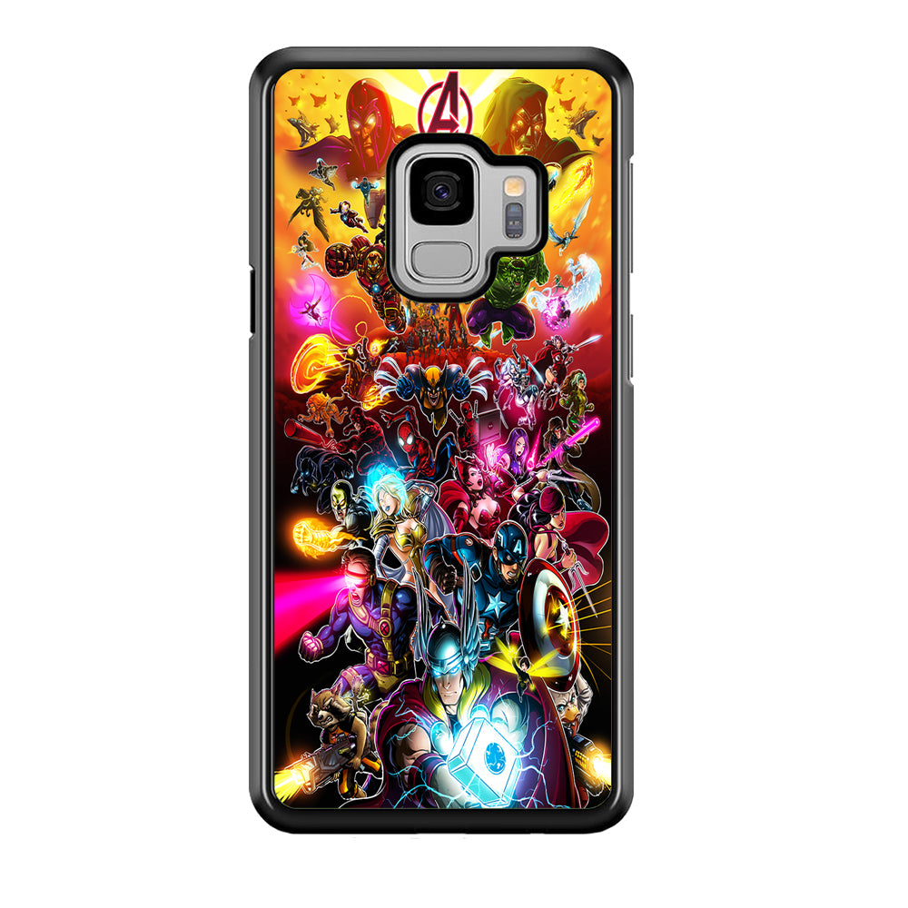 Marvel Avengers Alliance Assemble Samsung Galaxy S9 Case-Phone Case-Rubber Black (2D Case)-Altracase
