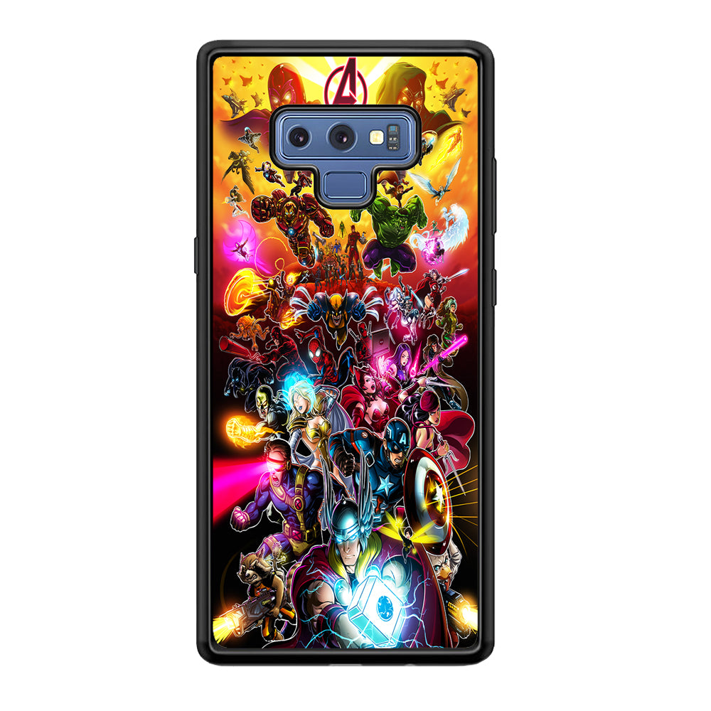 Marvel Avengers Alliance Assemble Samsung Galaxy Note 9 Case-Phone Case-Tempered Glass Case-Altracase