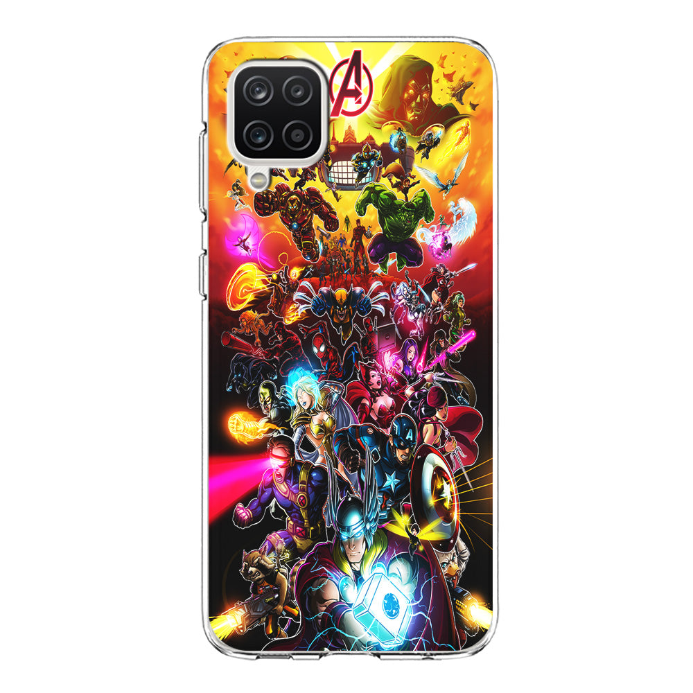 Marvel Avengers Alliance Assemble Samsung Galaxy A12 Case-Phone Case-Clear Soft Case-Altracase