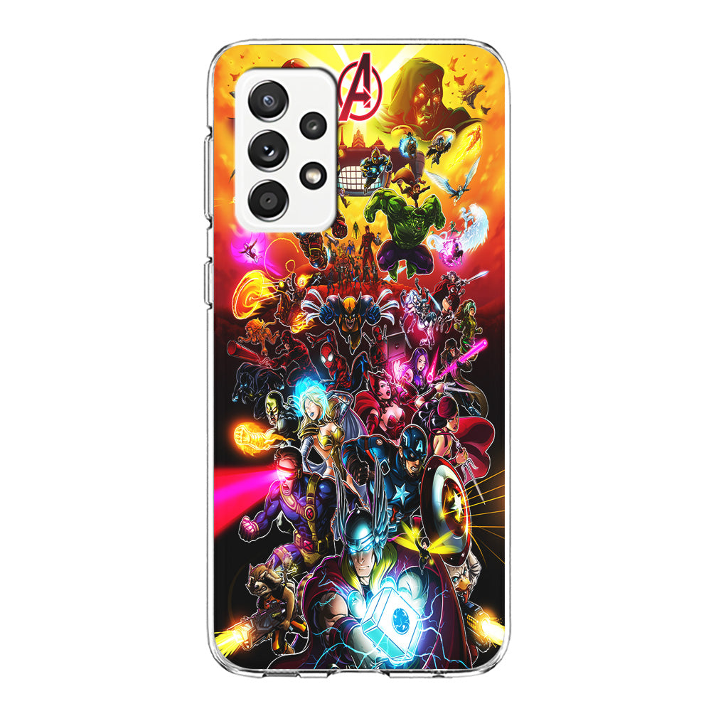 Marvel Avengers Alliance Assemble Samsung Galaxy A72 Case-Phone Case-Clear Soft Case-Altracase