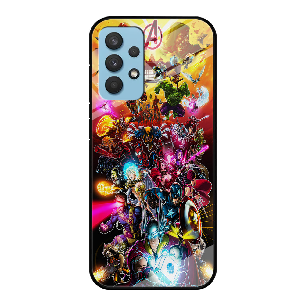 Marvel Avengers Alliance Assemble Samsung Galaxy A32 Case-Phone Case-Tempered Glass Case-Altracase