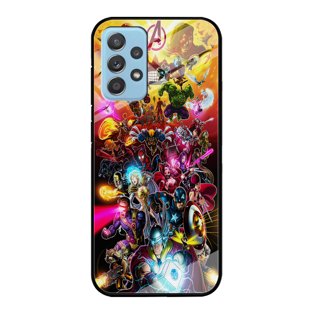 Marvel Avengers Alliance Assemble Samsung Galaxy A72 Case-Phone Case-Tempered Glass Case-Altracase