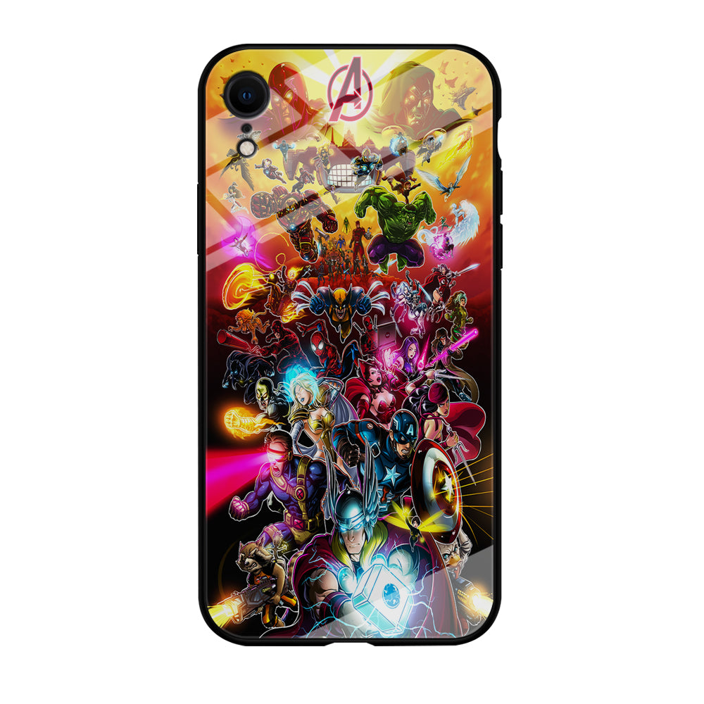 Marvel Avengers Alliance Assemble iPhone XR Case-Phone Case-Tempered Glass Case-Altracase