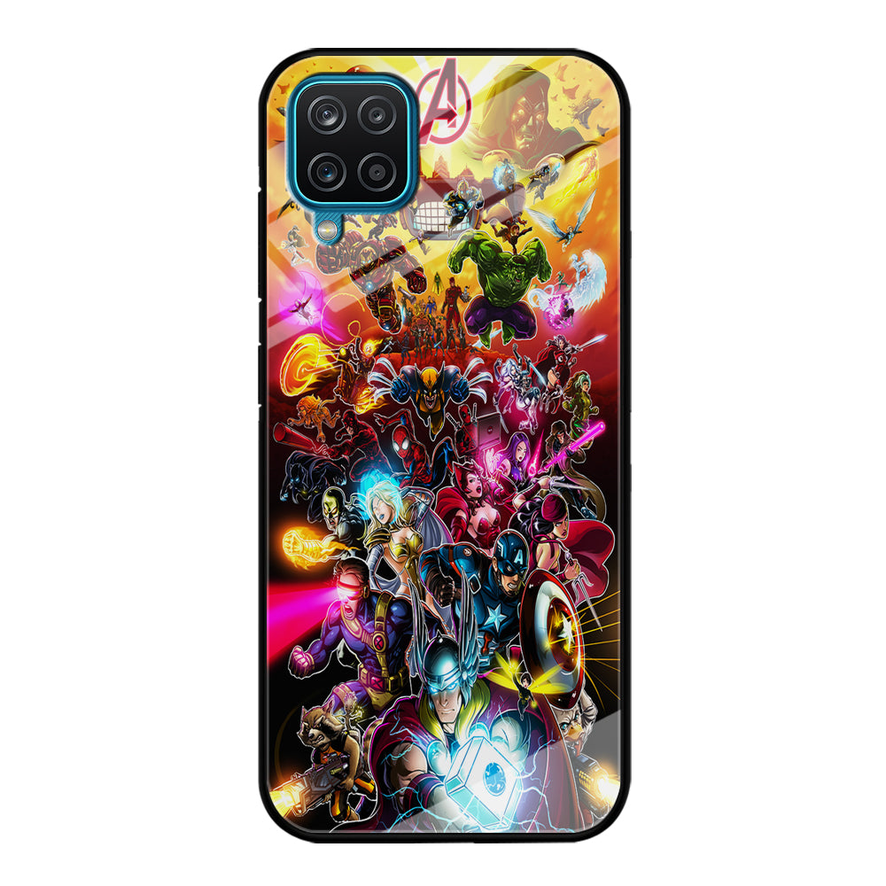 Marvel Avengers Alliance Assemble Samsung Galaxy A12 Case-Phone Case-Tempered Glass Case-Altracase