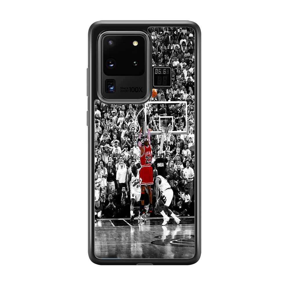 Michael Jordan Jump Shot Samsung Galaxy S20 Ultra Case-Phone Case-Tempered Glass Case-Altracase