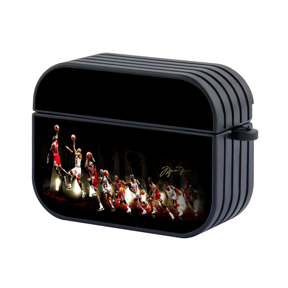 Michael Jordan Landing a Slam Dunk Apple AirPods Pro 3 Case-AirPods Pro 3 Case-Altracase