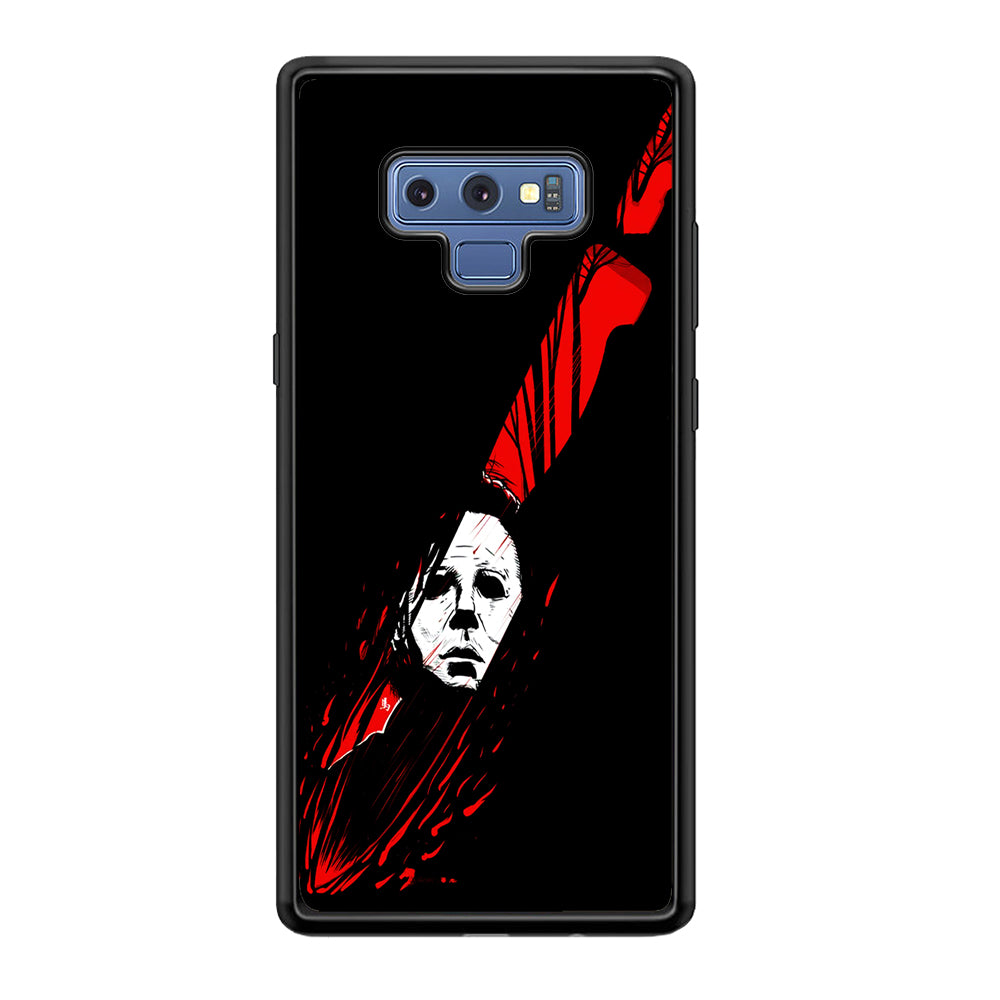 Michael Myers Knife Blood Samsung Galaxy Note 9 Case-Phone Case-Tempered Glass Case-Altracase