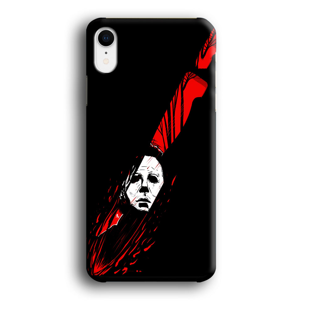 Michael Myers Knife Blood iPhone XR Case-Phone Case-3D Case-Altracase