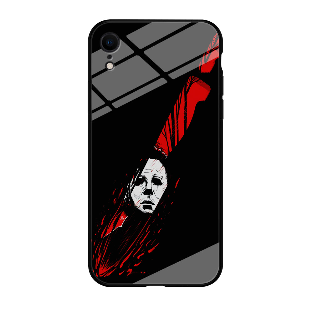Michael Myers Knife Blood iPhone XR Case-Phone Case-Tempered Glass Case-Altracase