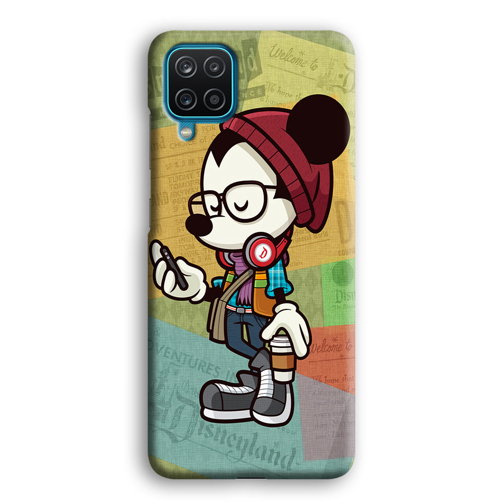 Mickey Mouse Hipster Style Samsung Galaxy A12 Case-Phone Case-3D Case-Altracase