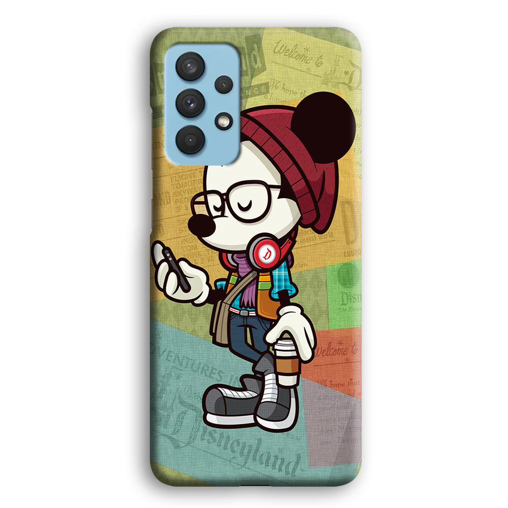 Mickey Mouse Hipster Style Samsung Galaxy A32 Case-Phone Case-3D Case-Altracase