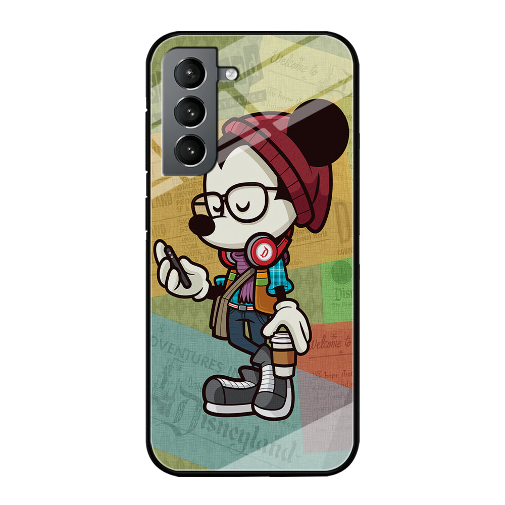 Mickey Mouse Hipster Style Samsung Galaxy S22 Plus Case-Phone Case-Tempered Glass Case-Altracase