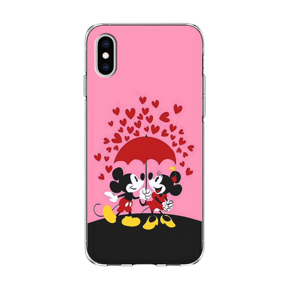 Mickey and Minnie Mouse iPhone Xs Case-Phone Case-Clear Soft Case-Altracase