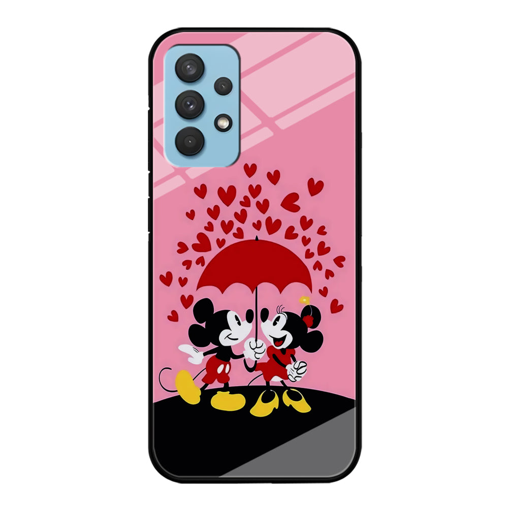 Mickey and Minnie Mouse Samsung Galaxy A32 Case-Phone Case-Tempered Glass Case-Altracase
