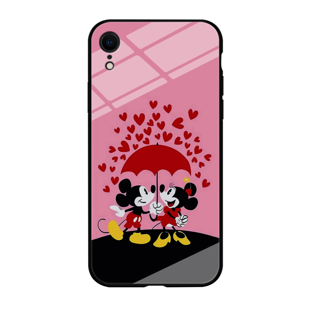 Mickey and Minnie Mouse iPhone XR Case-Phone Case-Tempered Glass Case-Altracase