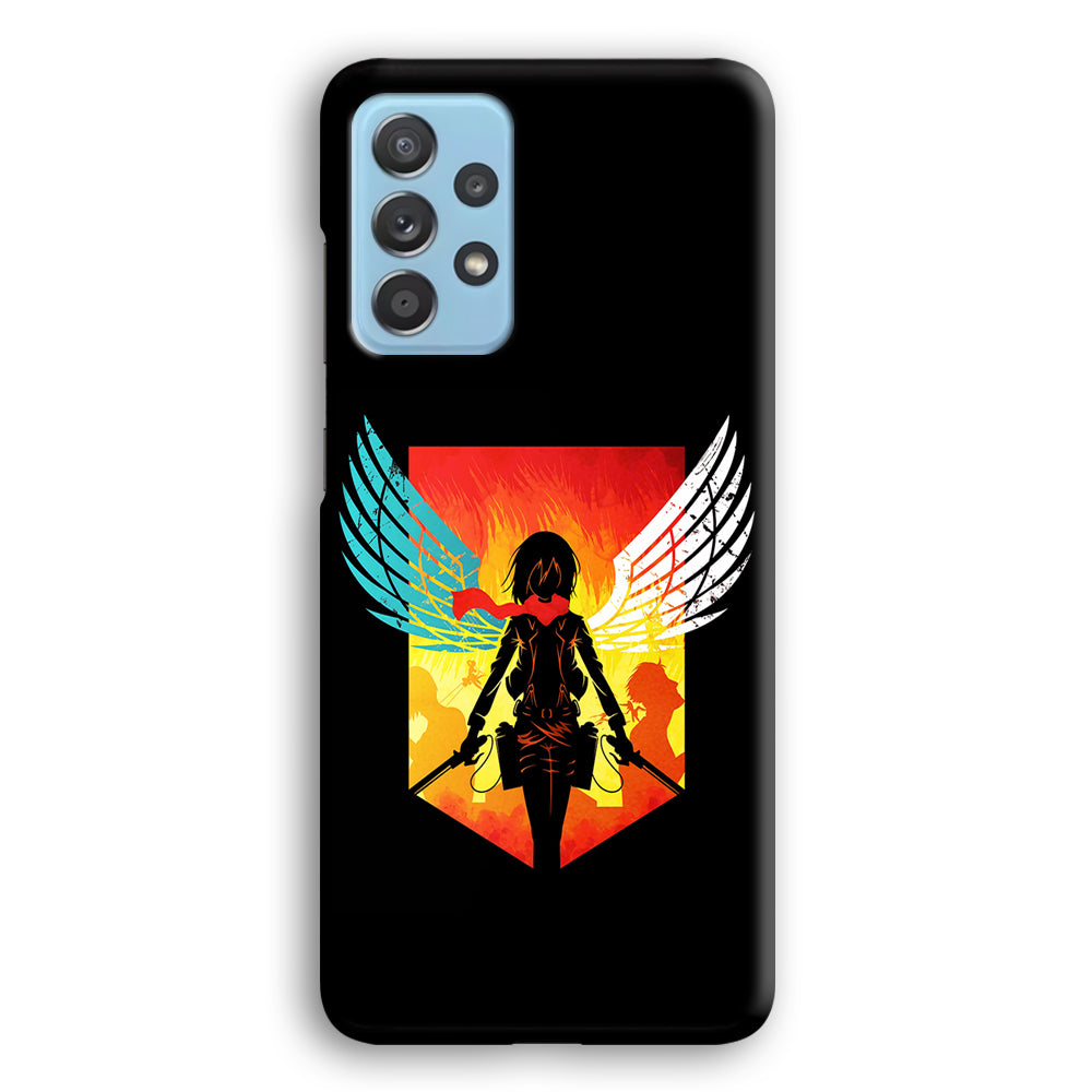 Mikasa Ackerman Art Samsung Galaxy A72 Case-Phone Case-3D Case-Altracase