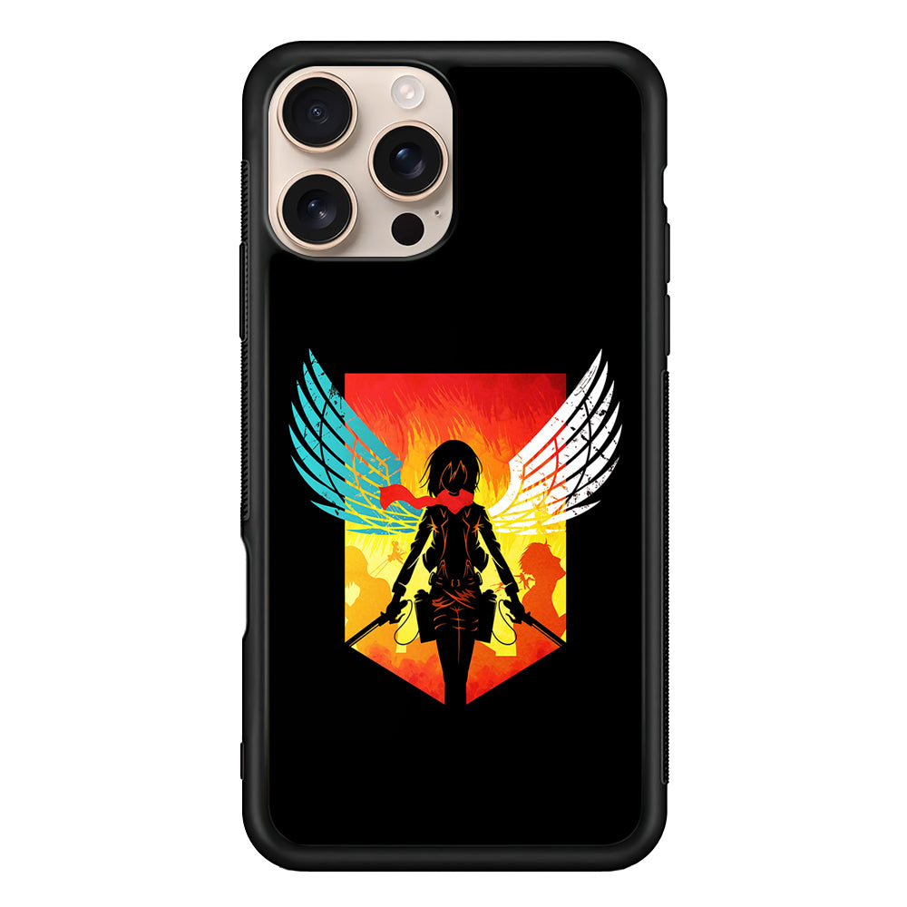 Mikasa Ackerman Art iPhone 16 Pro Case - Altracase