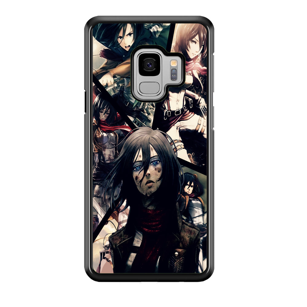 Mikasa Ackerman Collage Samsung Galaxy S9 Case-Phone Case-Tempered Glass Case-Altracase