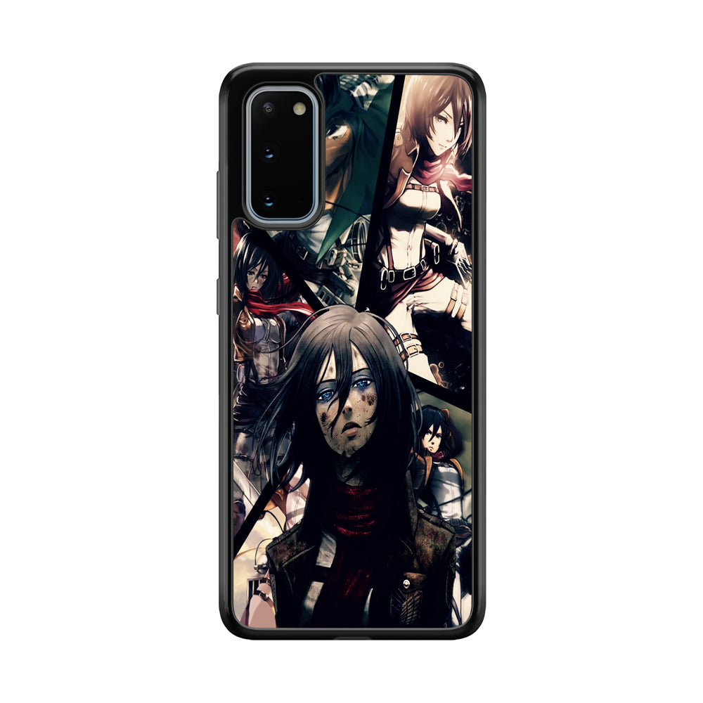 Mikasa Ackerman Collage Samsung Galaxy S20 Case-Phone Case-Tempered Glass Case-Altracase
