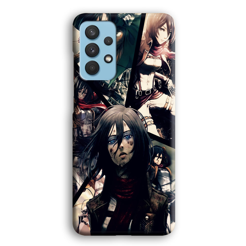 Mikasa Ackerman Collage Samsung Galaxy A32 Case-Phone Case-3D Case-Altracase