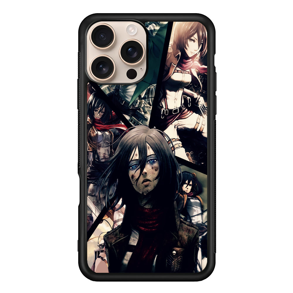 Mikasa Ackerman Collage iPhone 16 Pro Case - Altracase