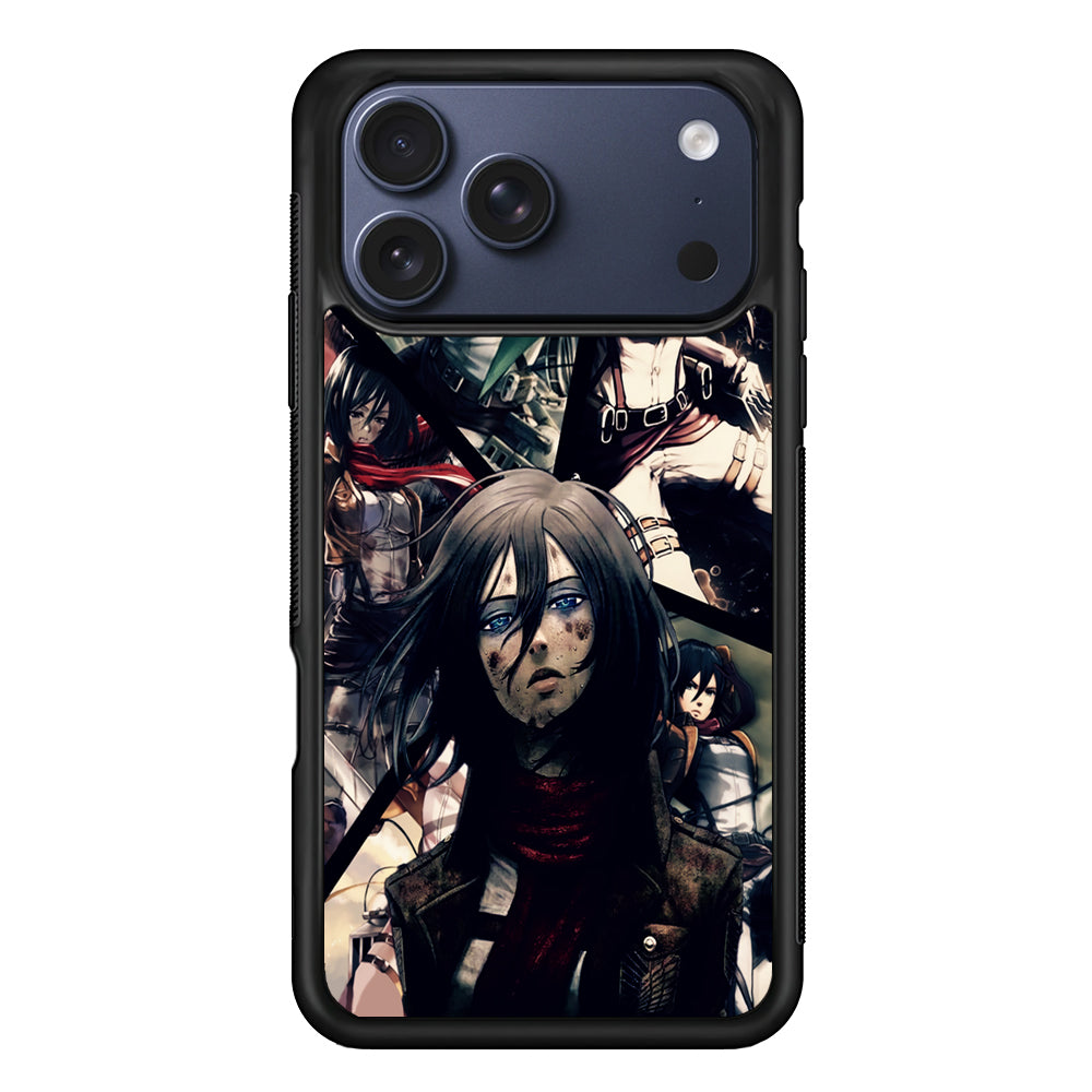 Mikasa Ackerman Collage iPhone 17 Pro Case - Altracase