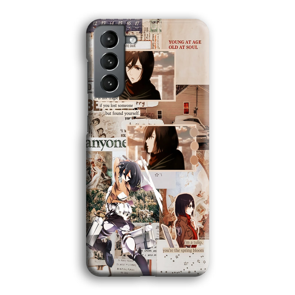 Mikasa Attack On Titan Aesthetic Samsung Galaxy S22 Plus Case-Phone Case-3D Case-Altracase