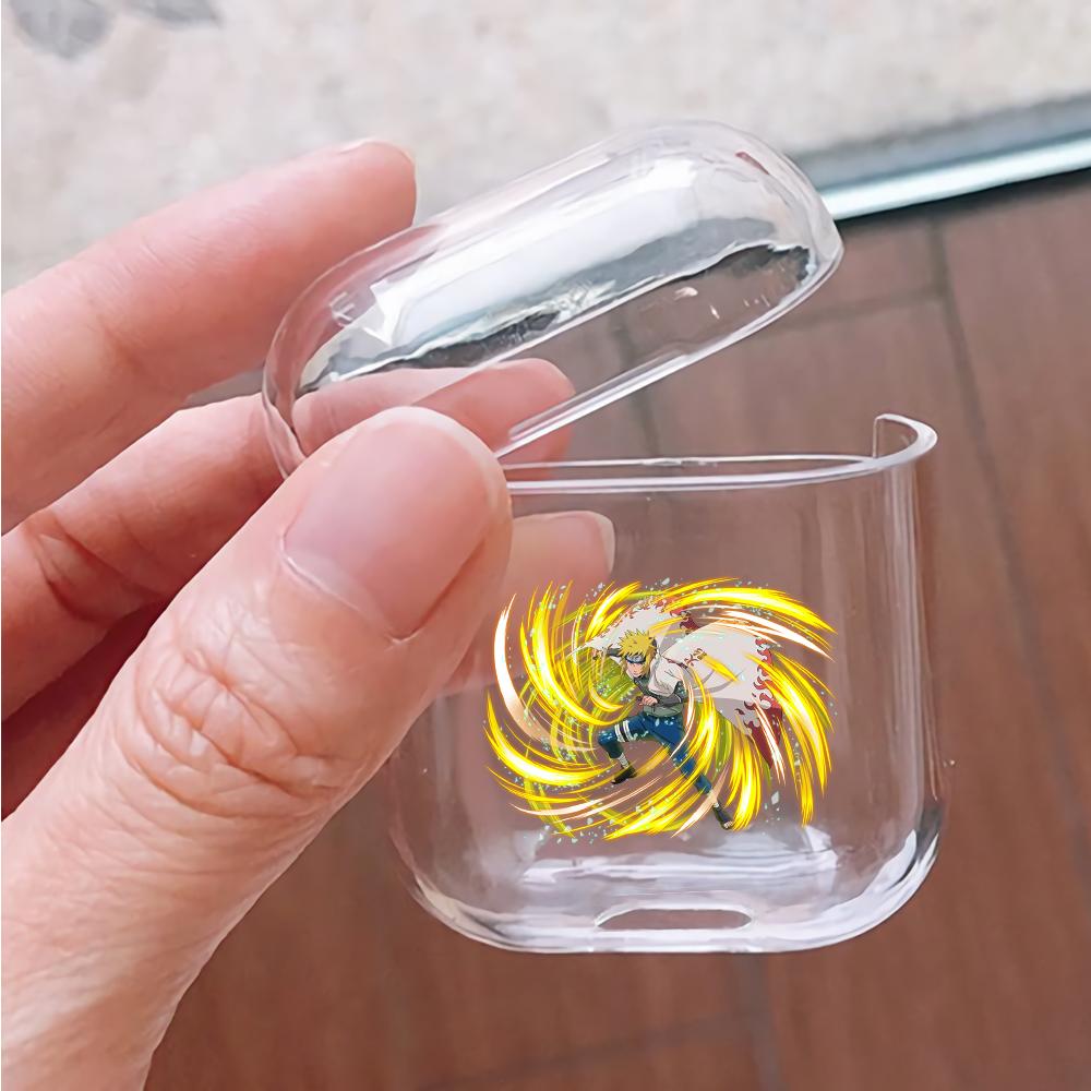 Minato Namikaze Rapid Lightning Hard Plastic Protective Clear Case Cover For Apple Airpods-AirPod Case-Altracase