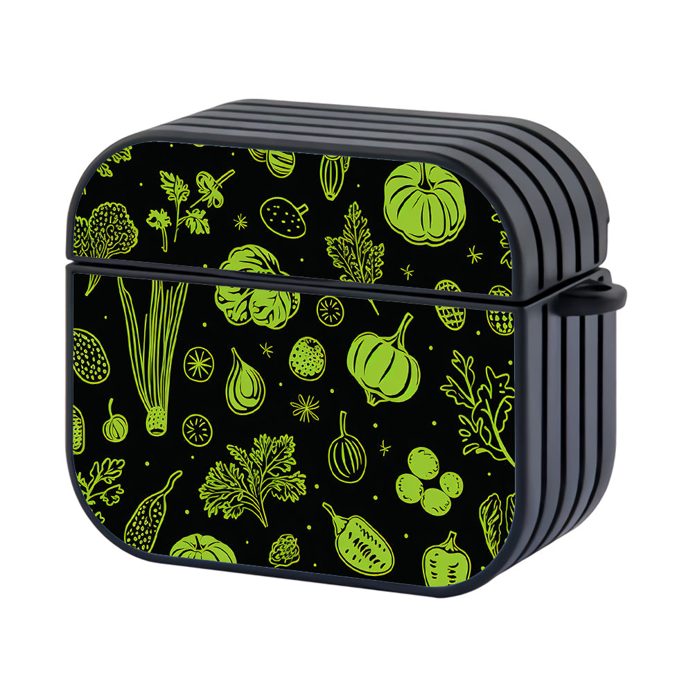 Minimalist Garden Vegetable Apple AirPods 4 Case - Altracase