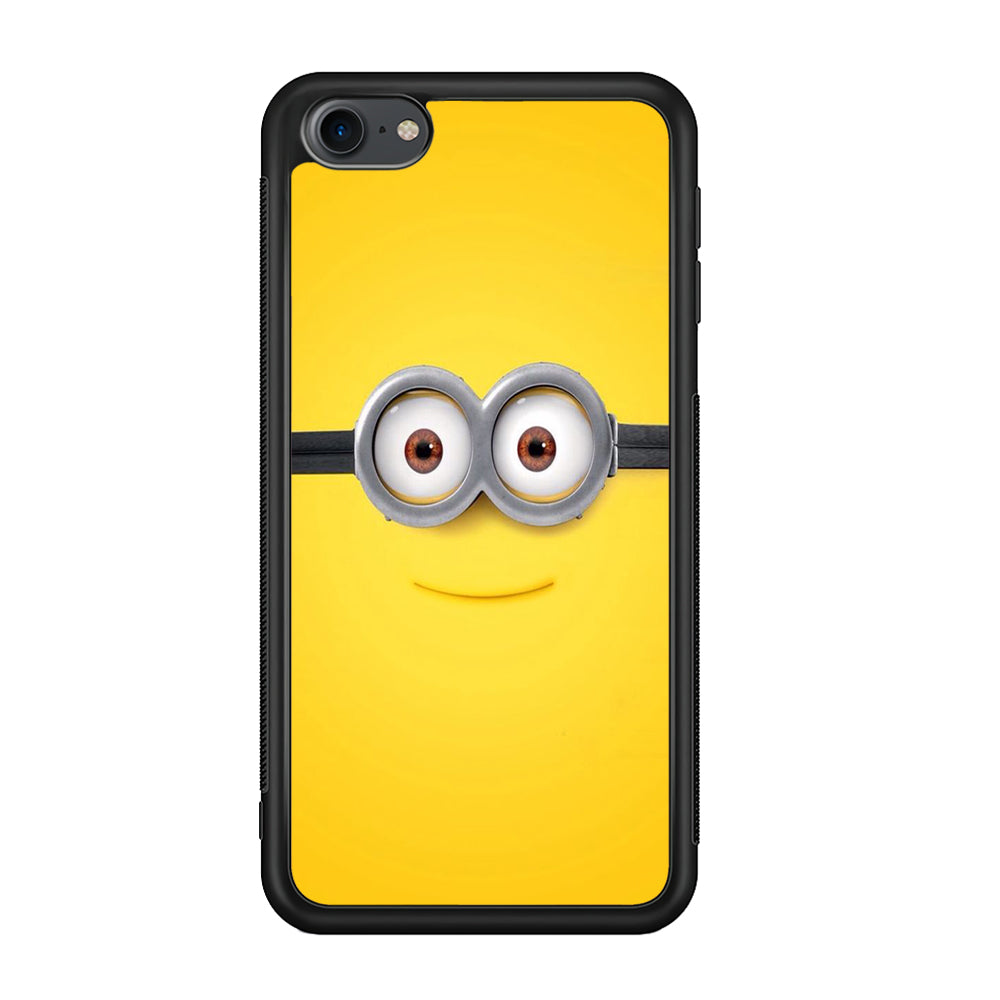 Minion Smiley Face iPod Touch 6 Case-Phone Case-Rubber White (2D Case)-Altracase