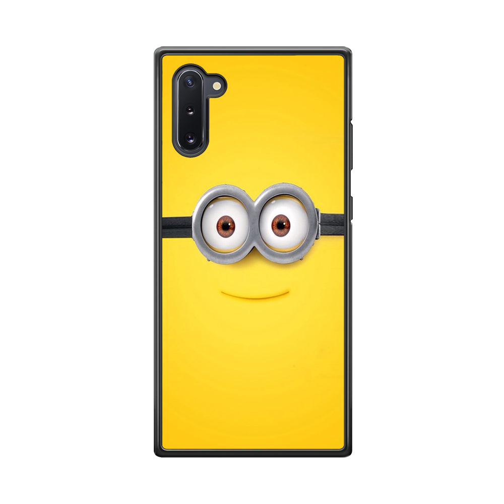 Minion Smiley Face Samsung Galaxy Note 10 Case-Phone Case-Tempered Glass Case-Altracase